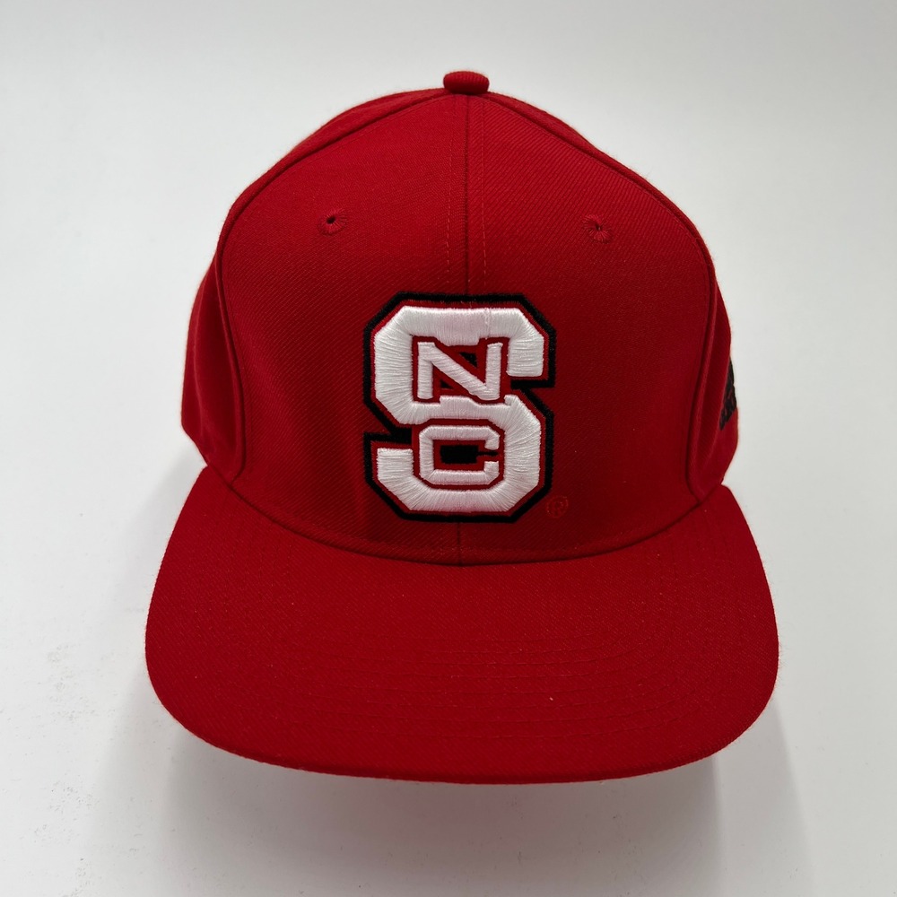 Red NC State Wolfpack Adidas Snapback Baseball‎ Cap One Size Fits All